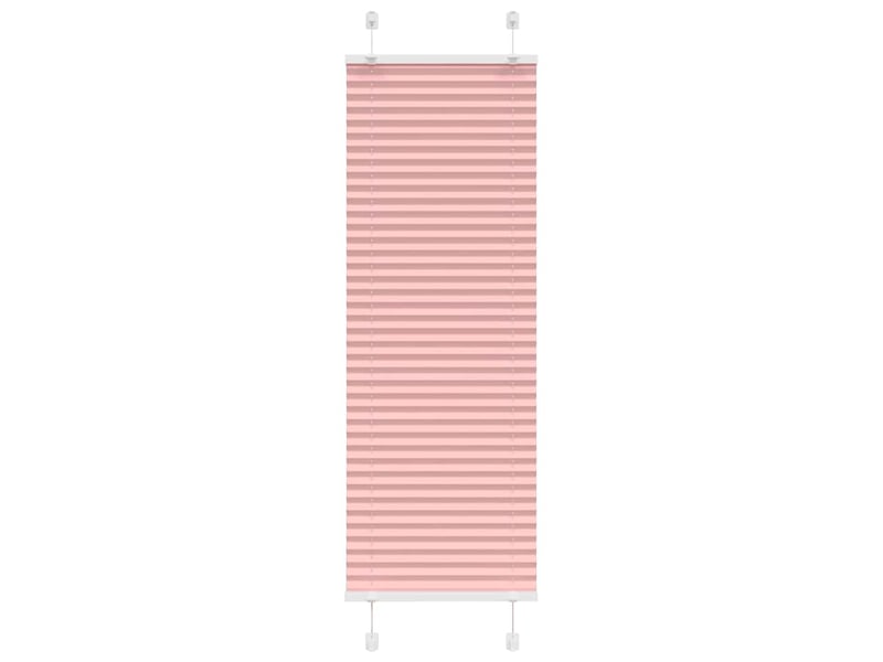 Store plissé, store de fenêtre rose 45x100 cm largeur du tissu 44,4 cm polyester cf46985 - Conforama B