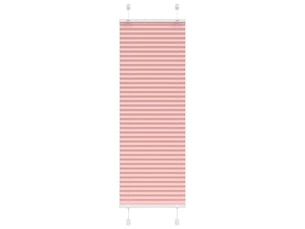 Store plissé, store de fenêtre rose 45x100 cm largeur du tissu 44,4 cm polyester cf46985