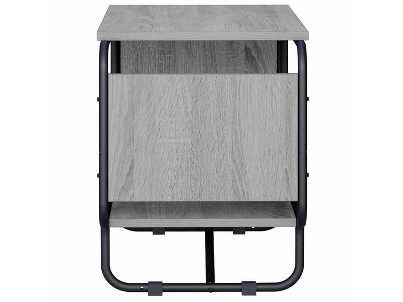  Meuble tv moderne, banc tv 98x36x45 cm sonoma gris bois d'ingénierie  - Conforama D