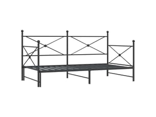 Lit simple 100x200 cm    coloris noir