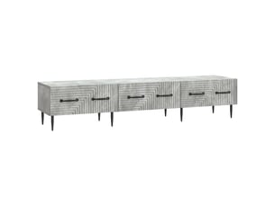 Meuble tv coloris gris 147 cm <strong></strong> <strong></strong>