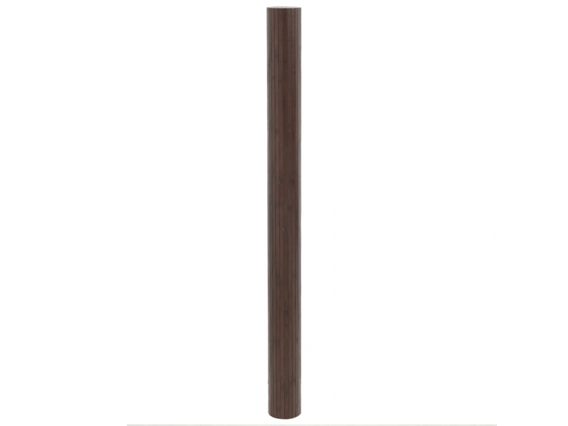  Tapis rectangulaire en bambou marron foncé 80x100 cm - comfortxl 376773 - Conforama C