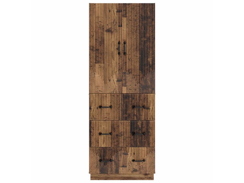  Ensemble de meubles 2 pcs, rangement de salon 66 x 34,5 x 87 cm bois d'ingénierie shl1193  - Conforama E