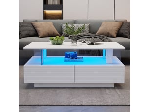 Table basse  coloris blanc <strong></strong> <strong></strong>