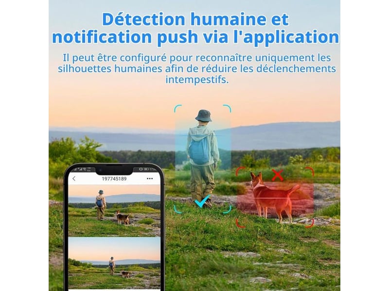  Camera surveillance exterieur 4g lte solaire ptz double objectif 1080p 355° 100° ip66 149519_AADKW53757_6_DROPFR - Conforama E