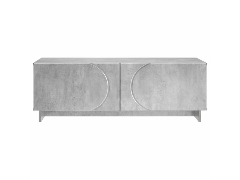 Table basse - table de salon - table à thé gris béton 102 x 50,5 x 35 cm bois composite - Conforama D