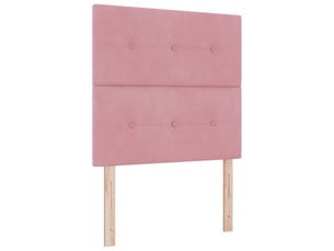 Tete de lit A poser largeur 80 cm   rose