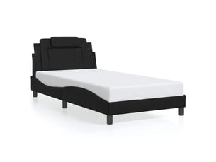 Lit simple 100x200 cm    coloris noir