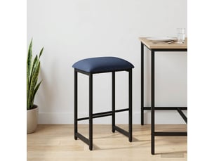Tabouret de bar, chaise de bar bleu 40x32x64 cm bois d'ingénierie shl35386