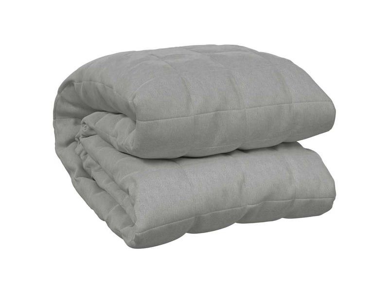 Couverture lestée adulte gris 200x200 cm 13 kg tissu shl2584 - Conforama A