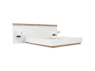 Lit 2 places 180x200 cm    coloris blanc