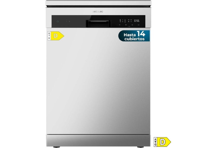 Cecotec lave-vaisselle bolero aguazero 6200 inox d, 14 couverts, 6 programmes - Conforama B