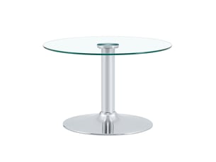 Table basse rond(e) coloris argenté <strong>MIVRAY </strong> <strong></strong> - 70 cmx70 cm