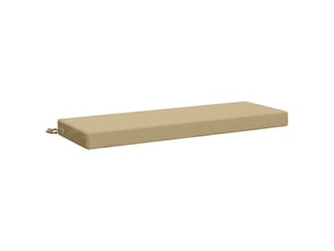 Coussin de banc, coussin d'assise, coussin de canapé soest 100 % polyester beige 110 x 40 x 8 cm cf52996