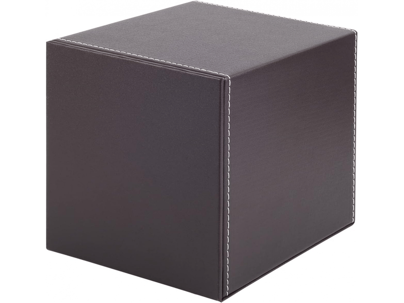  Étui carré en cuir pour boîte à mouchoirs - avec fond magnétique, pour la maison et le bureau - 1 pièce, 16×14×14cm (marron)  - Conforama B