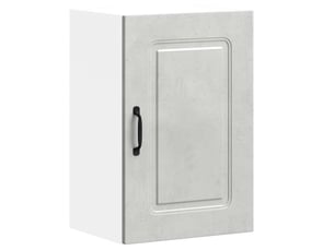 Meuble de rangement, armoire murale de cuisine kalmar gris béton bois d'ingénierie shl6340