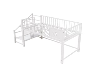 Lit simple 90x200 cm    coloris blanc
