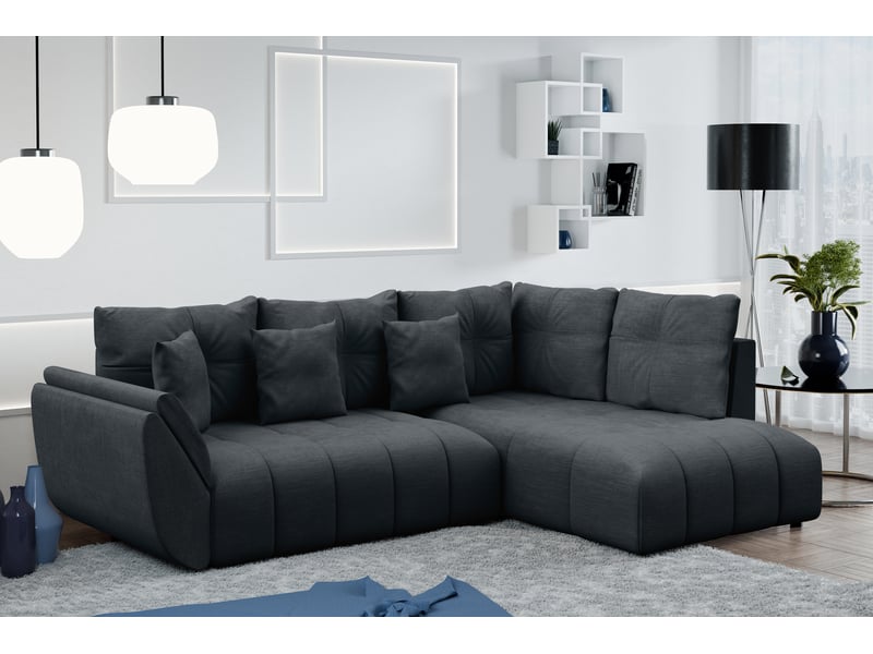  Canapé d angle convertible kayseri canapé gris 268 cm Kayseri - Conforama C