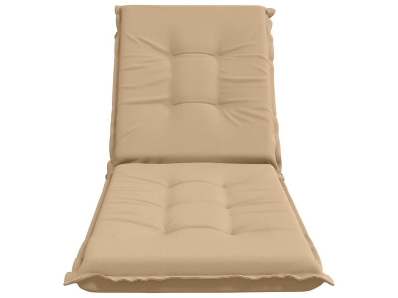  Coussin de transat, coussin pour bain de soleil gemert 100 % polyester sable 190 x 60 x 9 cm cf56198  - Conforama D