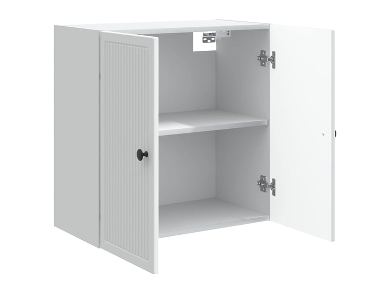  Armoire murale salon, meuble de rangement blanc 59 x 31 x 60 cm bois d'ingénierie shl1249  - Conforama C