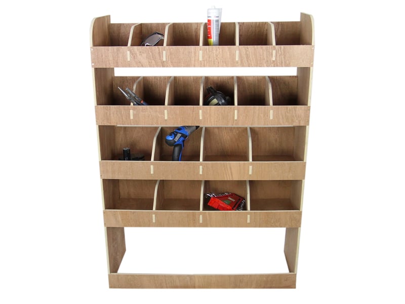  Étagère rangement en contreplaqué pour camionnette opel vivaro swb  12 équerres de fixation gratis 25473 - Conforama D
