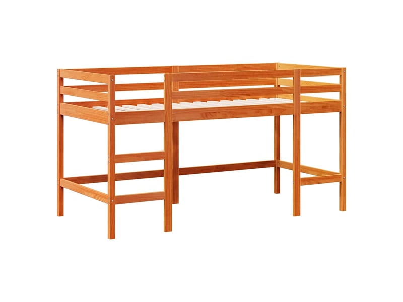  Lit mezzanine d'enfants - lit jeune sans matelas avec échelle 80x200 cm  - Conforama C