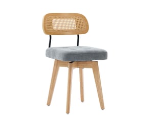 Pouf / repose pied HOMVRA  gris