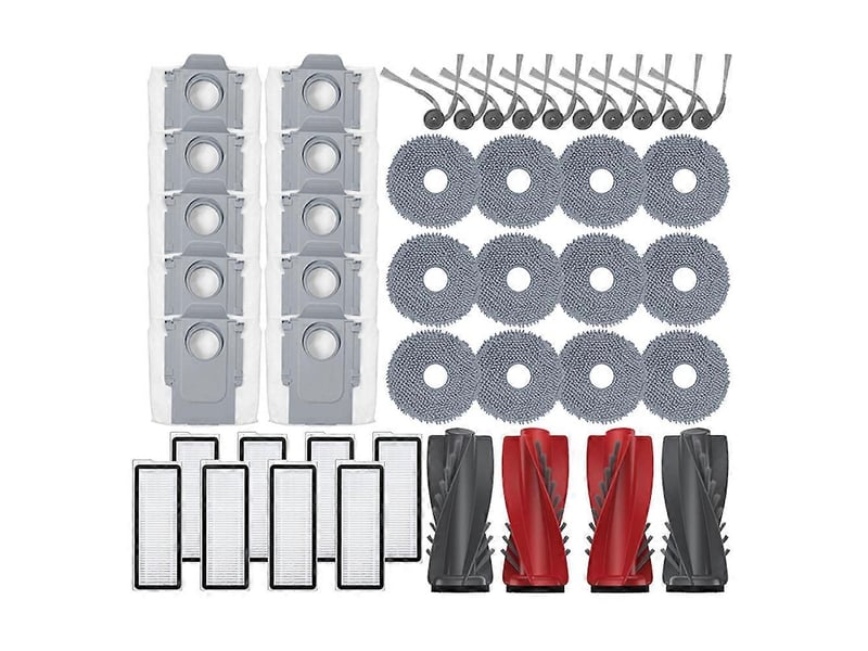 For roborock qrevo 5ae curv s5x curv 5a1 qrevo curv vacuum cleaner mop main side brush dust bag hepa filter  - Conforama B