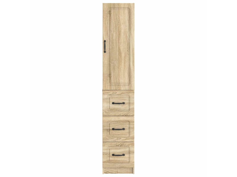 Ensemble de meubles 2 pcs, rangement de salon 33 x 34,5 x 87 cm bois d'ingénierie shl9589 - Conforama E