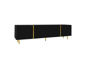 Meuble tv coloris noir 170 cm PANGIVO