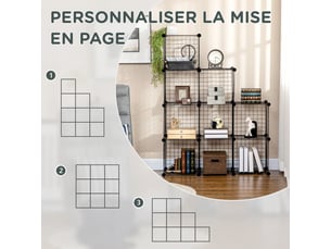 Etagère coloris noir