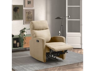 Fauteuil relax manuel MERIAL <strong>ALTOBUY</strong> Polyester beige