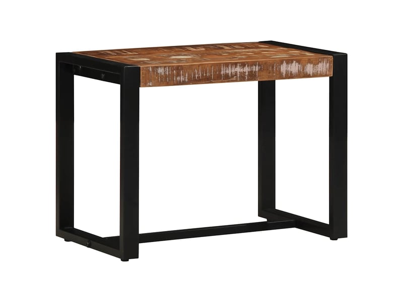  Banc d'entrée, banc interieur multicolore 60x35x45 cm en bois massif recyclé  - Conforama C