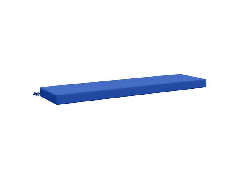 Lot de 2 coussins de banc, coussins d'assise soest 100 % polyester bleu royal cf57136 - Conforama D