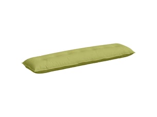Coussin de dos, coussin de dossier vert clair 200 x 19 x 50 cm tissu cf55054