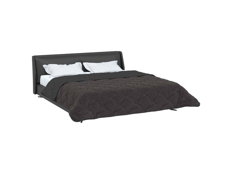Duvet d'hiver - couette 200 x 200 cm hiver - couette anthracite respirant - Conforama C