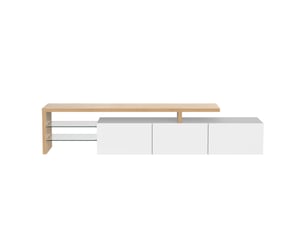 Meuble tv coloris blanc 197.5 cm   