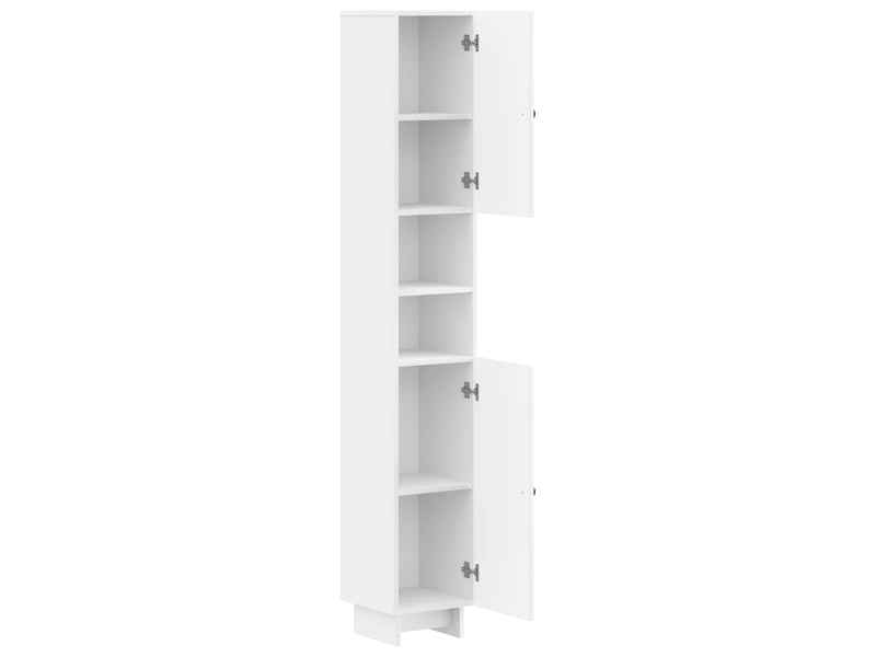 Colonne de salle de bain avec étagère ouverte ede blanc - Conforama C