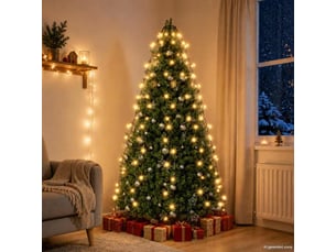 Guirlande lumineuse d'arbre de noël avec 180 led 180 cm
