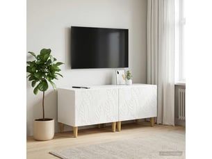 Meuble tv coloris blanc 49 cm <strong></strong>  <strong></strong>