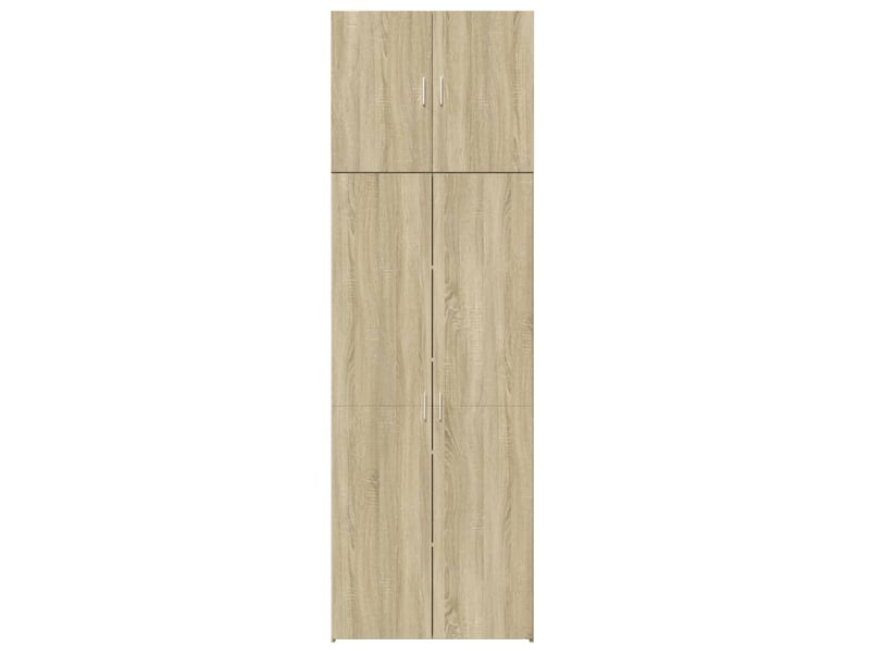  Buffet haut - bahut - meuble de rangement chêne sonoma 80x42,5x249 cm bois d'ingénierie  - Conforama E