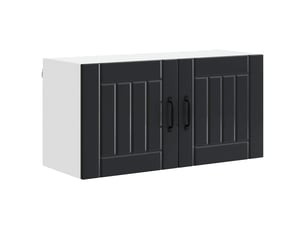 Meuble mural de cuisine, armoire de cuisine noir 80x31x40cm bois d'ingénierie shl9403