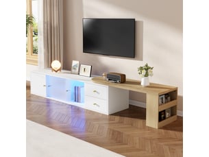Meuble tv coloris bicolore 40 cm <strong>ATELIER CONFORTIEL</strong> <strong></strong>