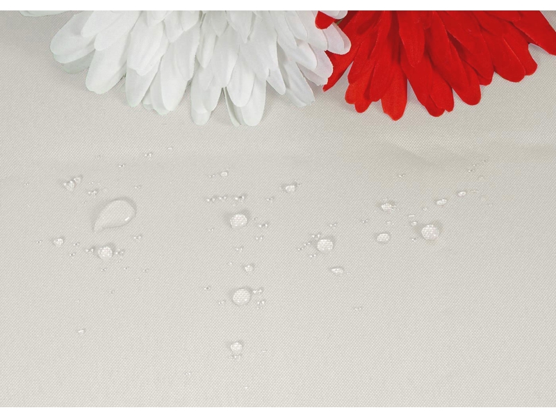  Banc de jardin halden en polyrotin, banquette - marron chiné, coussin crème  - Conforama D