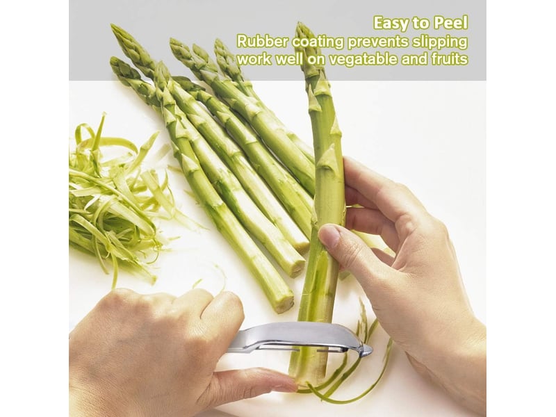 Éplucheur de pommes de terre de cuisine - éplucheur pivotant en forme de y en acier inoxydable pour légumes, carottes, fruits - Conforama D