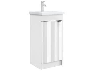 Meuble de salle de bain avec évier blanc 42x40x84.5 cm shl2569