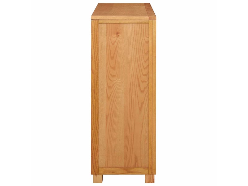  Armoire de rangement avec porte marron 80x35x95 cm bois de chêne massif shl55660  - Conforama E