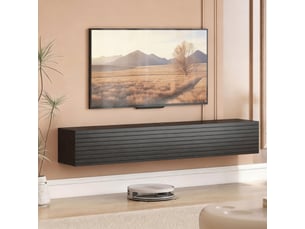 Meuble tv coloris noir