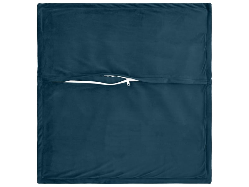  Lot de 2 coussins avec oreiller, coussins décoratifs houten bleu fløjl cf51021  - Conforama D