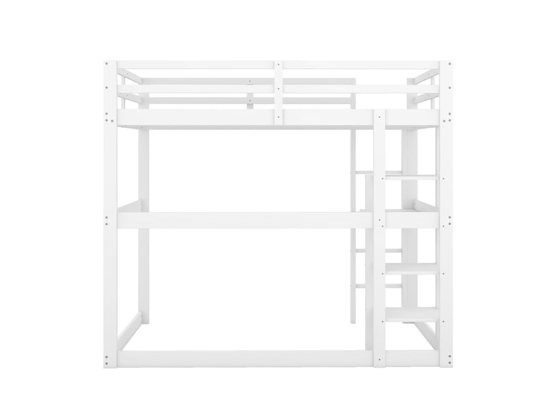  Lit gigogne 90x200 cm - blanc - 2 tiroirs - prise de courant - usb intégré  - Conforama R